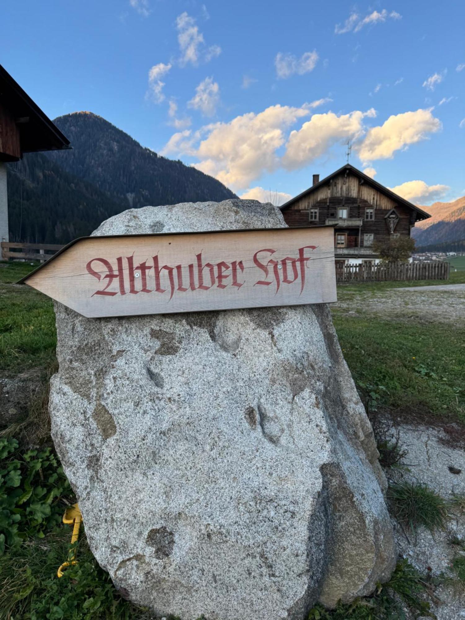 Ferienwohnung Althuberhof Planca di Sopra Exterior foto